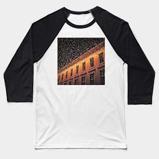 Glasgow Lights at Night Baseball T-Shirt